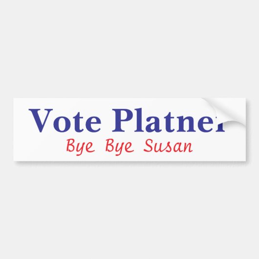 Graham Platner for Senate in Maine バンパーステッカー (正面)