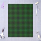 Graham tartan green black plaid 薄葉紙 (クラフト)