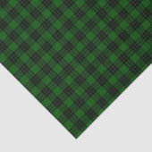 Graham tartan green black plaid 薄葉紙 (詳細)