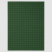 Graham tartan green black plaid 薄葉紙 (正面)