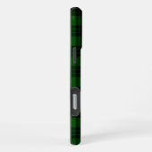 Graham tartan green black plaid iPhoneケース (右側面)