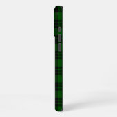 Graham tartan green black plaid iPhoneケース (左側面)