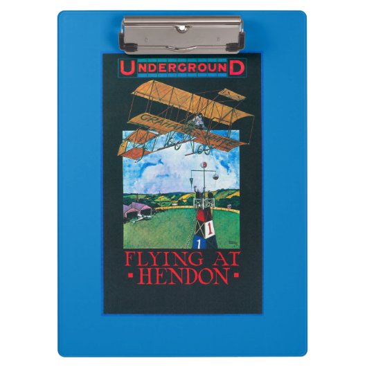 Grahame白および平らな終わる飛行場ポスター クリップボード (正面)