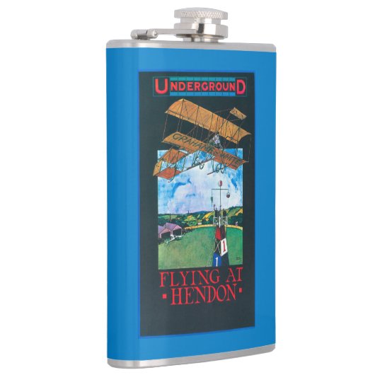 Grahame白および平らな終わる飛行場ポスター フラスク (右)