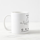 Grainneペプチド名mag コーヒーマグカップ (左)