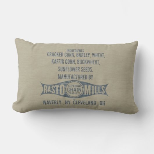 Grainsackの枕 ランバークッション (正面)