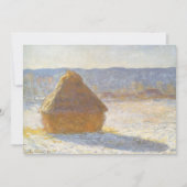 Grainstack in Morning, Snow Effect by Claude Monet (正面)