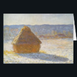 Grainstack in Morning, Snow Effect by Claude Monet<br><div class="desc">Grainstack in the Morning, Snow Effect (1891) by Claude Monetはヴィンテージ印象派のアートで素晴らしあ絵画る。農園の小麦畑に干し草が積もった冬の景色が雪に影を落とす。アーティストについて:クロード・モネ(1840-1926)は印象派の運動の創始者であフランスのり絵画、その絵画の大部分は「空中に浮かぶ」(野外に浮かぶ)スタイル印象派の風景である。</div>
