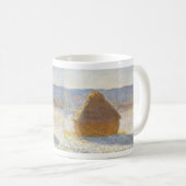 Grainstack in Morning, Snow Effect by Claude Monet コーヒーマグカップ (正面右)