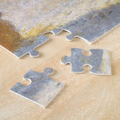 Grainstack in Morning, Snow Effect by Claude Monet ジグソーパズル (側面)