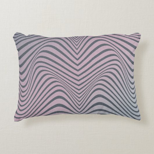 Grainy psychedelic background. Zebra stripe patter アクセントクッション (正面)