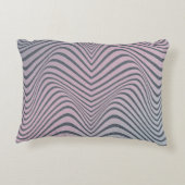 Grainy psychedelic background. Zebra stripe patter アクセントクッション (裏面)