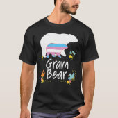 Gram Lgbt Bear Transgender Rainbow Lgbtゲイ Tシャツ (正面)