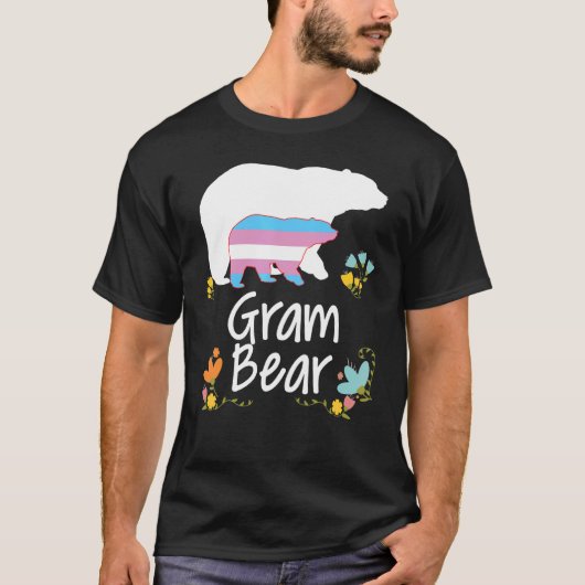 Gram Lgbt Bear Transgender Rainbow Lgbtゲイ Tシャツ (正面)
