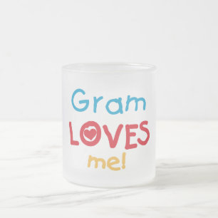 Gram Loves Me Tシャツとギフト フロストグラスマグカップ