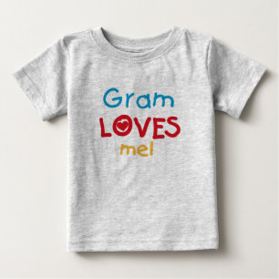 Gram Loves Me Tシャツとギフト ベビーTシャツ