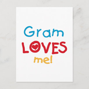 Gram Loves Me Tシャツとギフト ポストカード