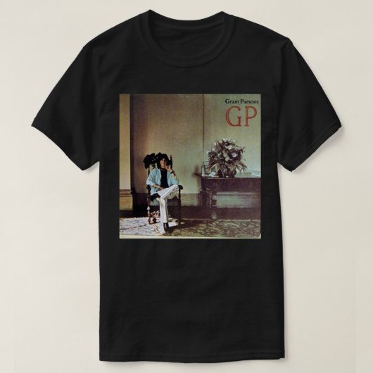 Gram Parsons、Country、Rock、GPクラシックのTシャツ Tシャツ (デザイン正面)