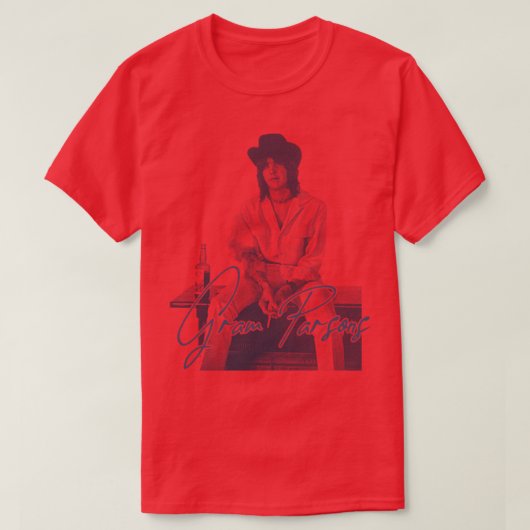 Gram Parsons Outlaw Country Vices Tribute Tシャツ (デザイン正面)