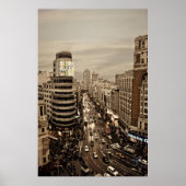 Gram Via de Madrid en España ポスター (正面)