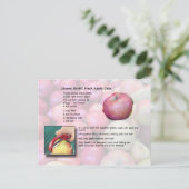 GramaBarbの新しいアップルケーキの郵便はがき ポストカード (スタンド正面)