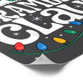 Grambee Claus Funny Xmas Christmas Grandma Holiday ポスター (角)