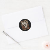 Grambling Hbcuとアフリカ同窓生の歴史ブラック ラウンドシール (封筒)