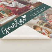 Gramdmaグランドキッズフォトコラージクリスマス シェルパブランケット (3/4)