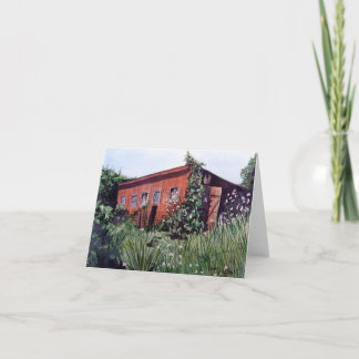 Grammaのニワトリ小屋のメッセージカード カード