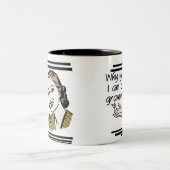 GrammaのレトロのTシャツおよびギフト ツートーンマグカップ (中央)