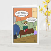 Grammaはヘリコプターをしくじりました カード (黄色い花)