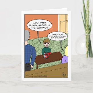 Grammaはヘリコプターをしくじりました カード