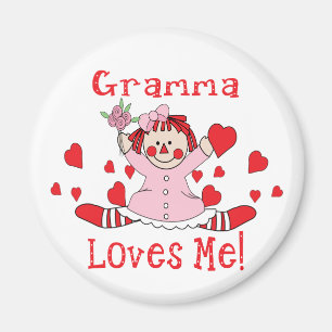 Gramma愛の私縫いぐるみ人形 マグネット