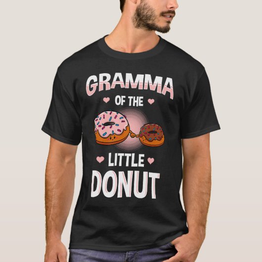 Gramma Of The Little Donut Gender Reveal Announcem Tシャツ (正面)