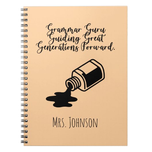 Grammar Guru Guiding Great Generations Forward ノートブック (正面)