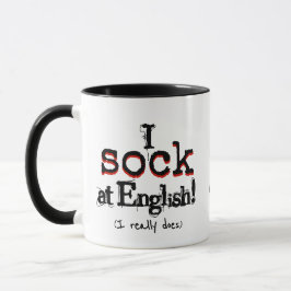 Grammar Humor and Coffee Funny Grammar Nerd Mug マグカップ