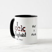 Grammar Humor and Coffee Funny Grammar Nerd Mug マグカップ (正面左)