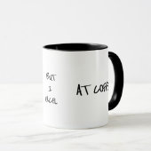 Grammar Humor and Coffee Funny Grammar Nerd Mug マグカップ (正面右)
