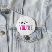 Grammar Police - It’s You’re Button 缶バッジ (インサイチュ)