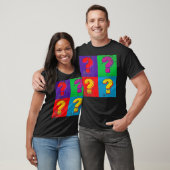 Grammar Punctuation Question Marks Retro Pop Art F Tシャツ (ユニセックス)