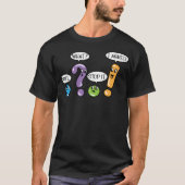 Grammar Punctuation Wait What Stop it I Agree Funn Tシャツ (正面)