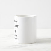 grammar rules コーヒーマグカップ (中央)