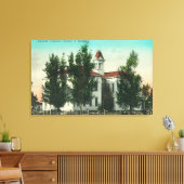 Grammar SchoolCorning, CAの外部ビュー キャンバスプリント (インサイチュ (リビング))