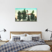 Grammar SchoolCorning, CAの外部ビュー キャンバスプリント (インサイチュ (寝室))