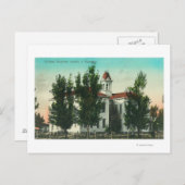 Grammar SchoolCorning, CAの外部ビュー ポストカード (正面/裏面)