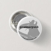 Grammarpunk 1.25"ボタン 缶バッジ (正面&裏面)