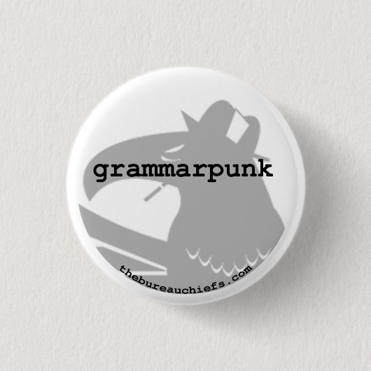Grammarpunk 1.25"ボタン 缶バッジ (正面)