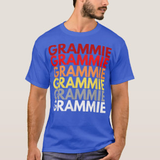 Grammie Grandmother in English Colorful Name for G Tシャツ