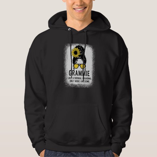 Grammie Like A Normal Grandma Only More Awesome Wo パーカ (正面)