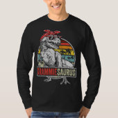 Grammiesaurus T Rex Dinosaur Grammie Saurus Family Tシャツ (正面)